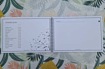 Trouwboek | Wedding | Invulboek | Memories | Zwart-wit | A4 formaat