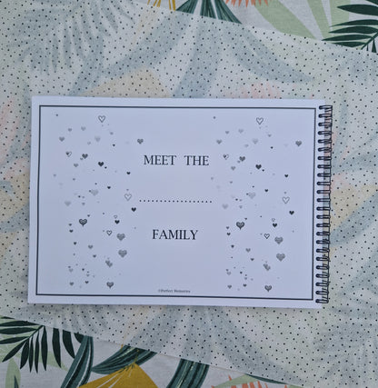 Trouwboek | Wedding | Invulboek | Memories | Zwart-wit | A4 formaat