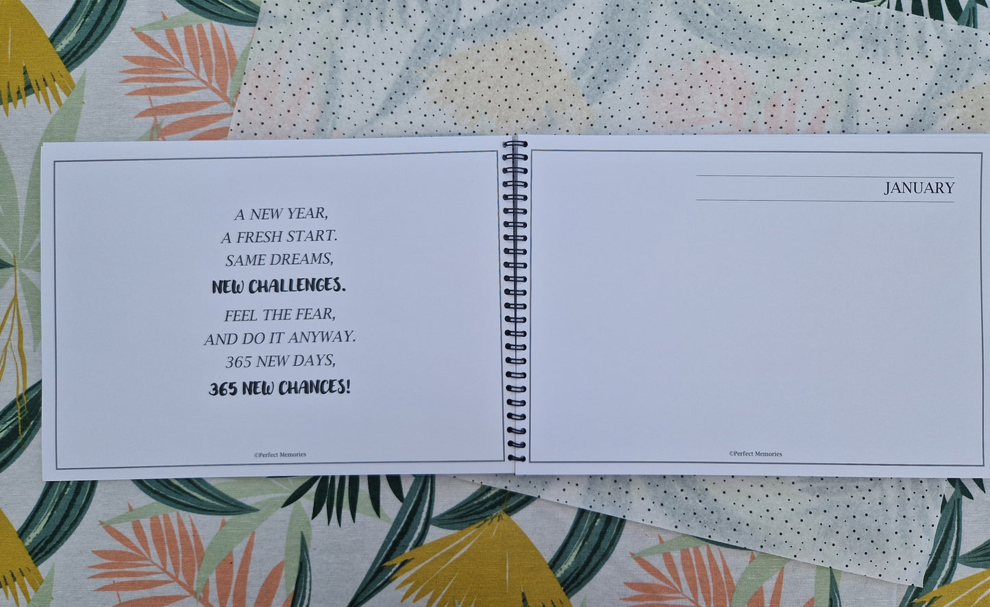 Jaarboek | Herinneringen | Gezinsboek | Invulboek | A4 formaat