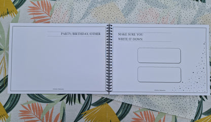 Jaarboek | Herinneringen | Gezinsboek | Invulboek | A4 formaat