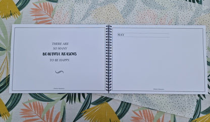 Jaarboek | Herinneringen | Gezinsboek | Invulboek | A4 formaat