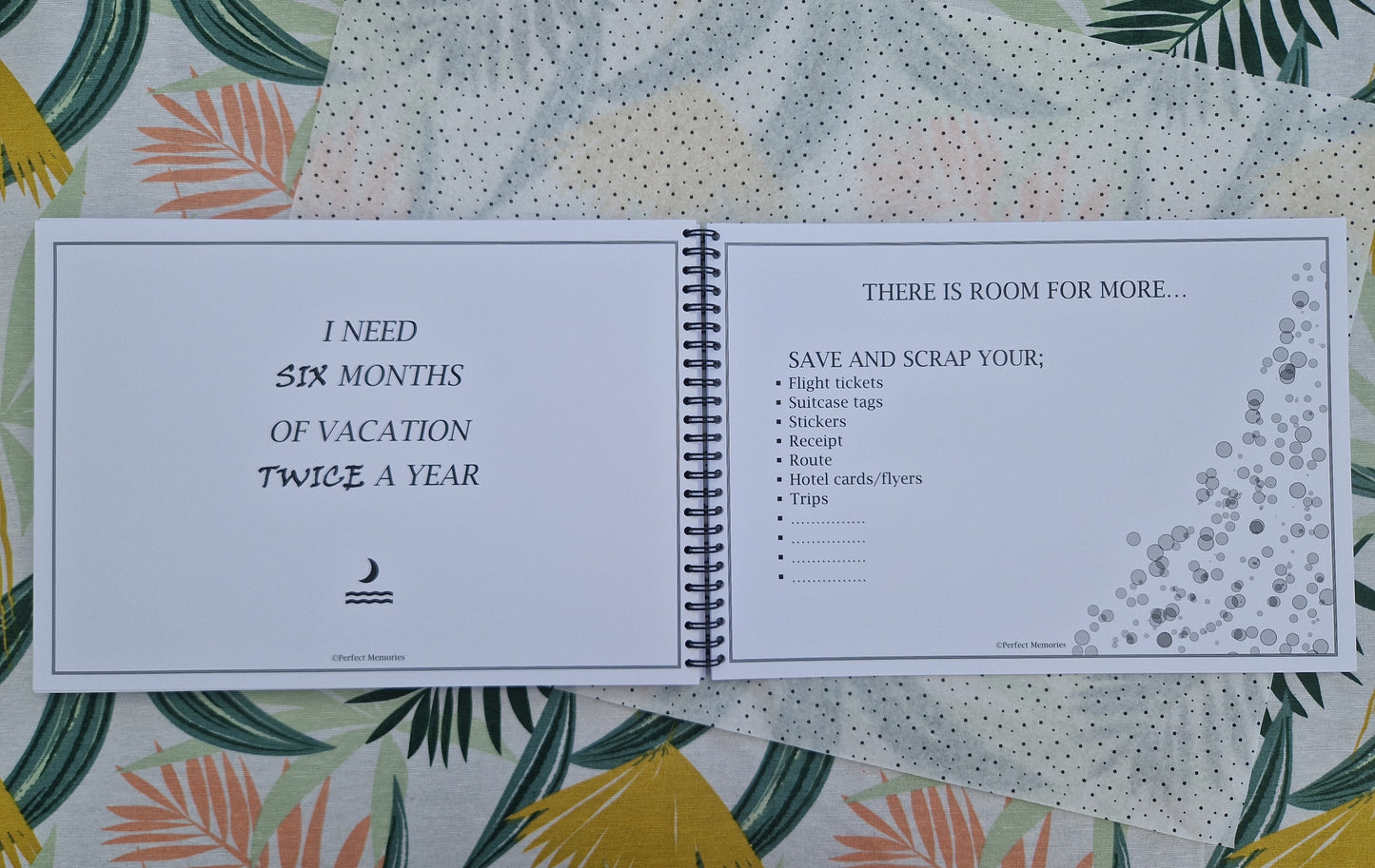 Vakantieboek | Invulboek | A4 formaat | Reisdagboek voor het gezin | Zwart-wit